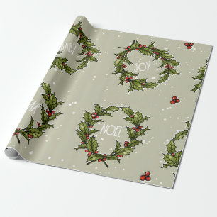 Cadeau Papier d'enveloppement de courroie blanche