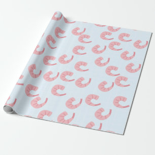 Cadeau Papier d'enveloppement de crevettes cuites