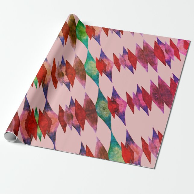 Cadeau Papier d'enveloppement de cristaux (Déroulé)