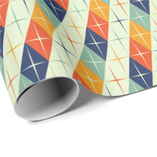 Cadeau Papier d'enveloppement de diamants du milieu du si