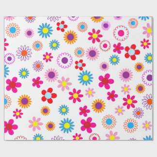 Cadeau Papier d'enveloppement de fleur