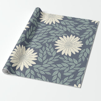 Cadeau Papier d'enveloppement de fleur de marais vintage