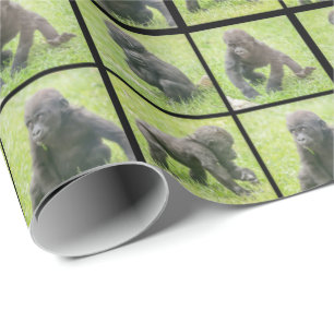 Cadeau Papier d'enveloppement de Gorilla