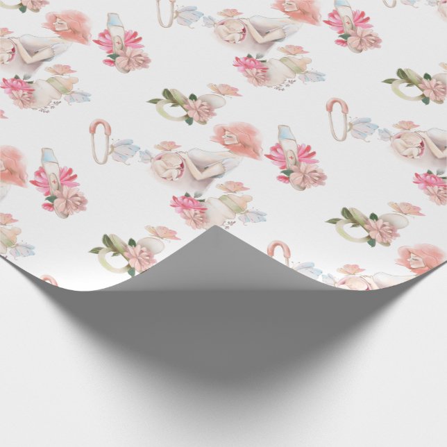Cadeau Papier d'enveloppement de grossesse (Coin)