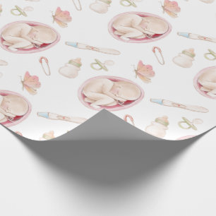 Cadeau Papier d'enveloppement de grossesse
