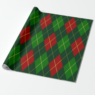 Cadeau Papier d'enveloppement de Jacquard de vacances