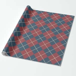 Cadeau Papier d'enveloppement de Jacquard patriotique