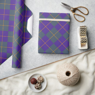Cadeau Papier d'enveloppement de Jacquard pourpre foncé A