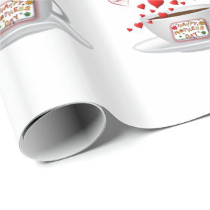 Cadeau Papier d'enveloppement de la fête des mères