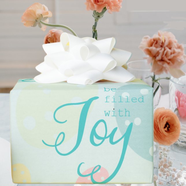 Cadeau Papier d'enveloppement de la joie de Pâques (Créateur téléchargé)