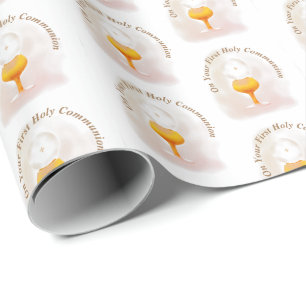 Cadeau Papier d'enveloppement de la première sainte commu