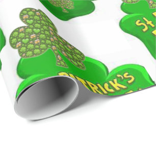 Cadeau Papier d'enveloppement de la Saint-Patrick