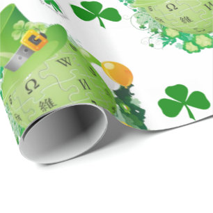Cadeau Papier d'enveloppement de la Saint-Patrick