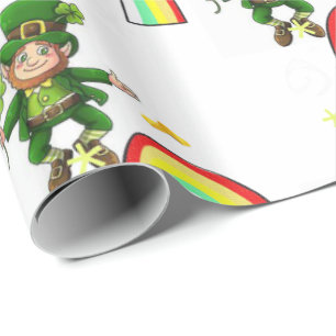 Cadeau Papier d'enveloppement de la Saint-Patrick