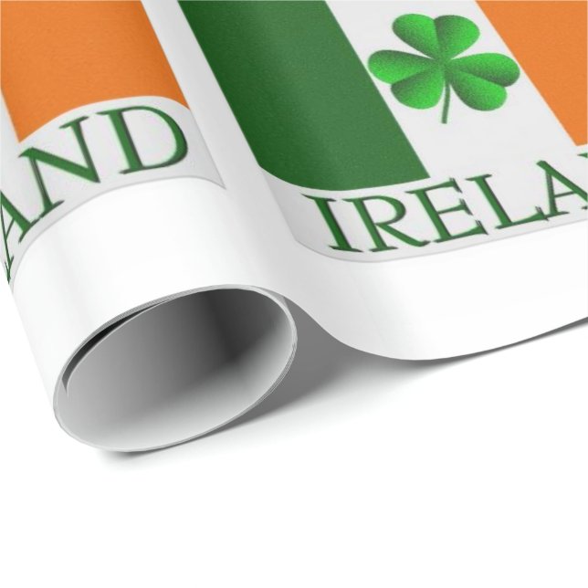 Cadeau Papier d'enveloppement de la Saint-Patrick (Coin rond)