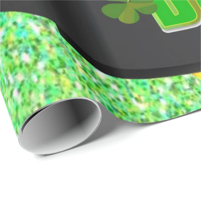 Cadeau Papier d'enveloppement de la Saint-Patrick (Coin rond)