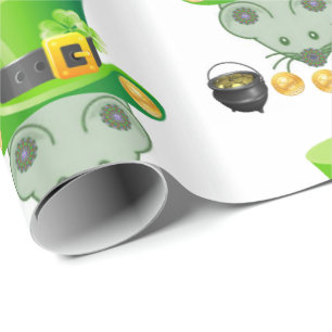 Cadeau Papier d'enveloppement de la Saint-Patrick