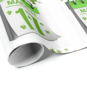 Cadeau Papier d'enveloppement de la Saint-Patrick