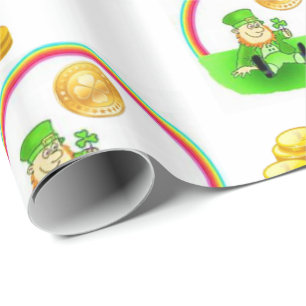 Cadeau Papier d'enveloppement de la Saint-Patrick