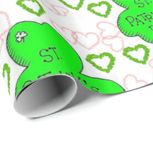 Cadeau Papier d'enveloppement de la Saint-Patrick