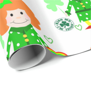 Cadeau Papier d'enveloppement de la Saint-Patrick
