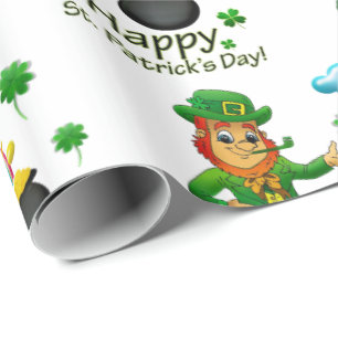Cadeau Papier d'enveloppement de la Saint-Patrick