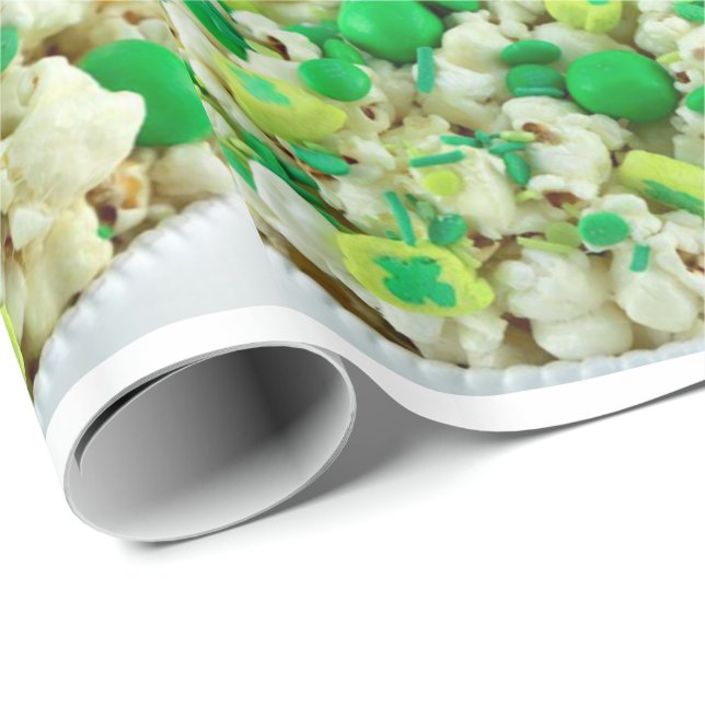 Cadeau Papier d'enveloppement de la Saint-Patrick (Coin rond)