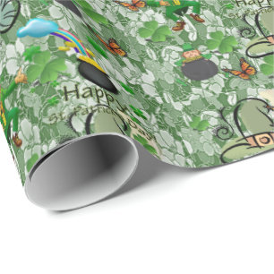 Cadeau Papier d'enveloppement de la Saint-Patrick