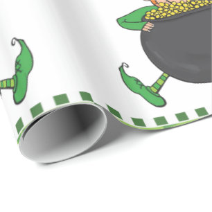 Cadeau Papier d'enveloppement de la Saint-Patrick