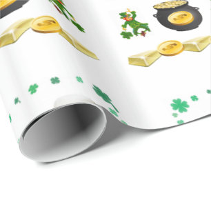 Cadeau Papier d'enveloppement de la Saint-Patrick