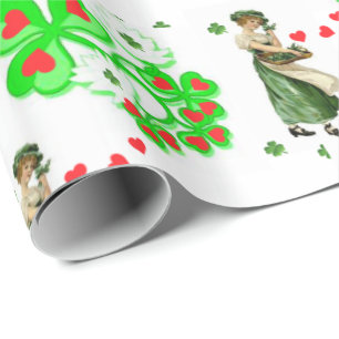 Cadeau Papier d'enveloppement de la Saint-Patrick