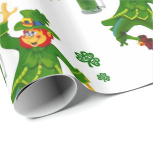 Cadeau Papier d'enveloppement de la Saint-Patrick