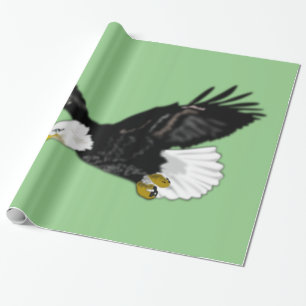 Cadeau Papier d'enveloppement de l'aigle chauve américain