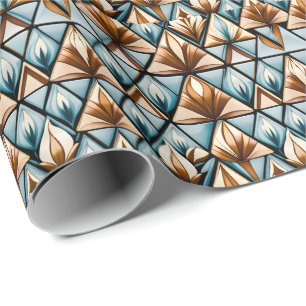 Cadeau Papier d'enveloppement de manioc mosaïque