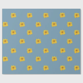 Cadeau Papier d'enveloppement de marmite jaune