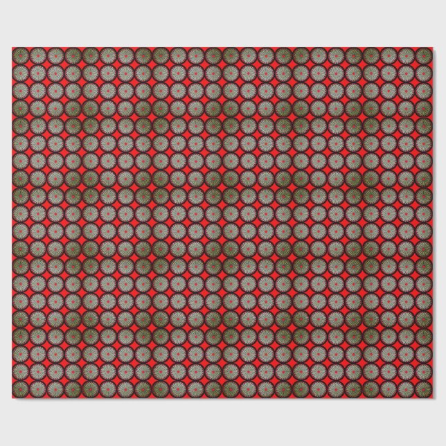 Cadeau Papier d'enveloppement de matière 3D pour design n (Plat)