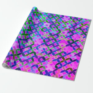 Cadeau Papier d'enveloppement de mosaïque méditerranéenne