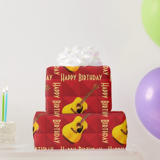 Cadeau Papier d'enveloppement de musique (Cadeaux de fête)