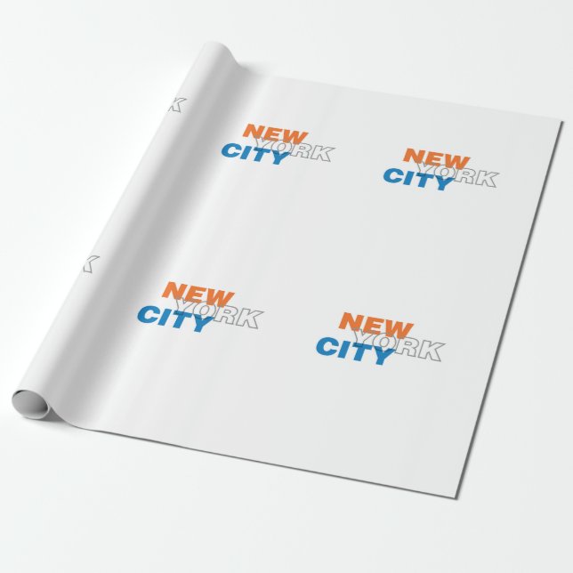 Cadeau Papier d'enveloppement de New York (Déroulé)