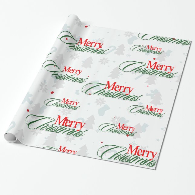Cadeau Papier d'enveloppement de Noël (Déroulé)