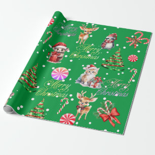 Cadeau Papier d'enveloppement de Noël
