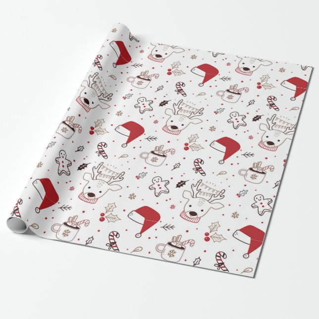 Cadeau Papier d'enveloppement de Noël (Déroulé)