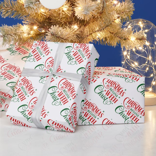 Cadeau Papier d'enveloppement de Noël (Vacances)