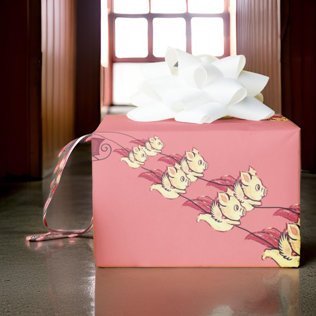 Cadeau Papier d'enveloppement de Noël à couteaux volants (Créateur téléchargé)