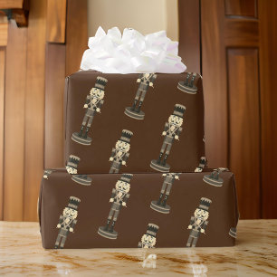 Cadeau Papier d'enveloppement de Noël Brown