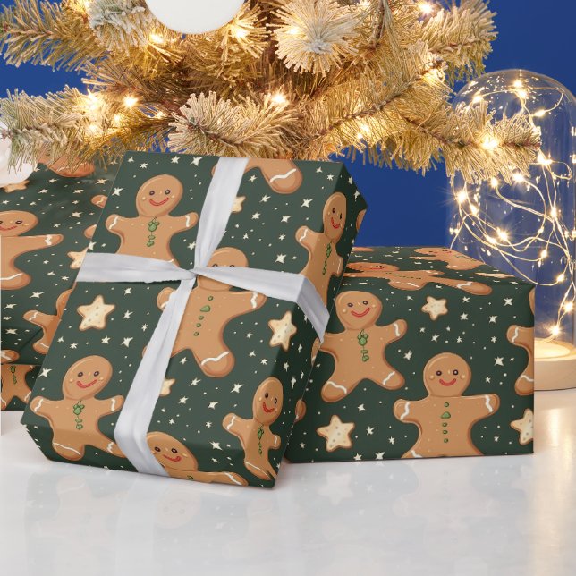 Cadeau Papier d'enveloppement de Noël classique (Vacances)