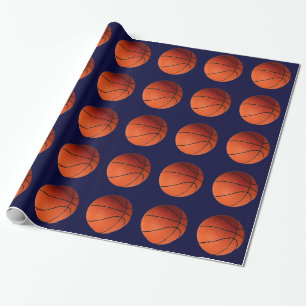 Cadeau Papier d'enveloppement de Noël de basket-ball