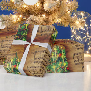 Cadeau Papier d'enveloppement de Noël de l'Arbre à Chanso