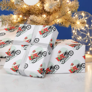 Cadeau Papier d'enveloppement de Noël de M. et Mme Biker 