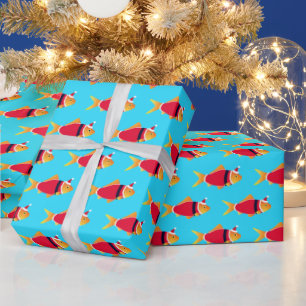 Cadeau Papier d'enveloppement de Noël de Père Noël Gol